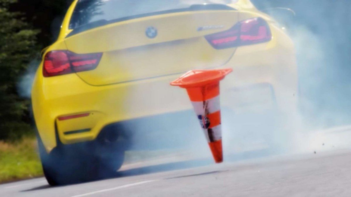 BMW M4 CS escapes the Nürburgring in action-packed Pennzoil ad