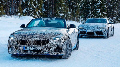 2019-BMW-Z4-roadster-and-2019-Toyota-Supra-spied-0