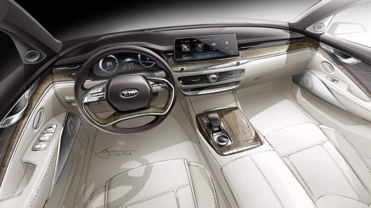Kia Teases All New K900 S Interior Ahead Of New York Auto Show World Debut