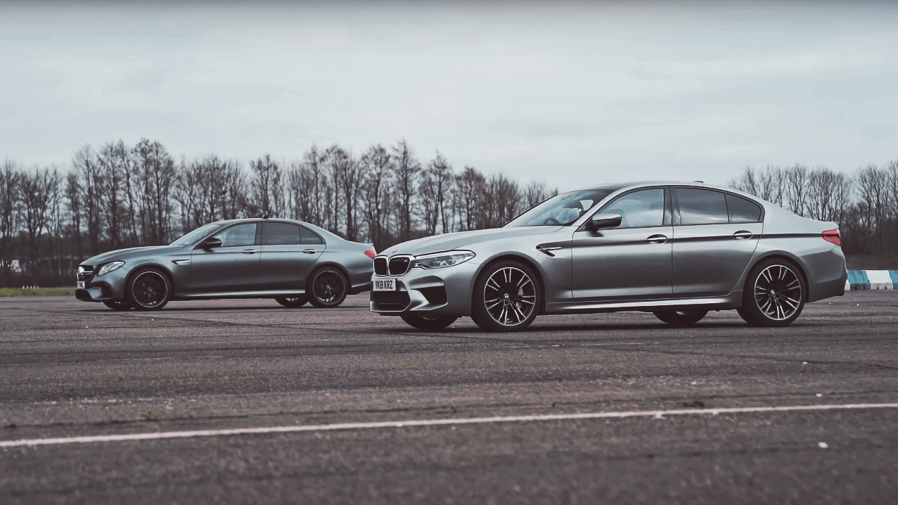 BMW m5 vs Mercedes e63