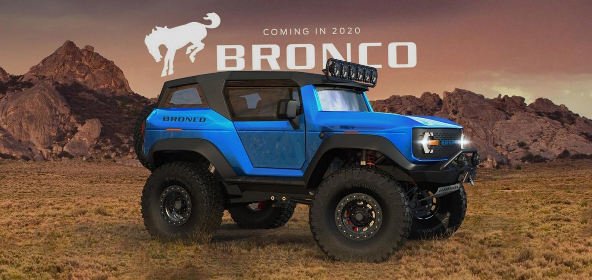 2020 Ford Bronco imagined as a go-everywhere 4x4