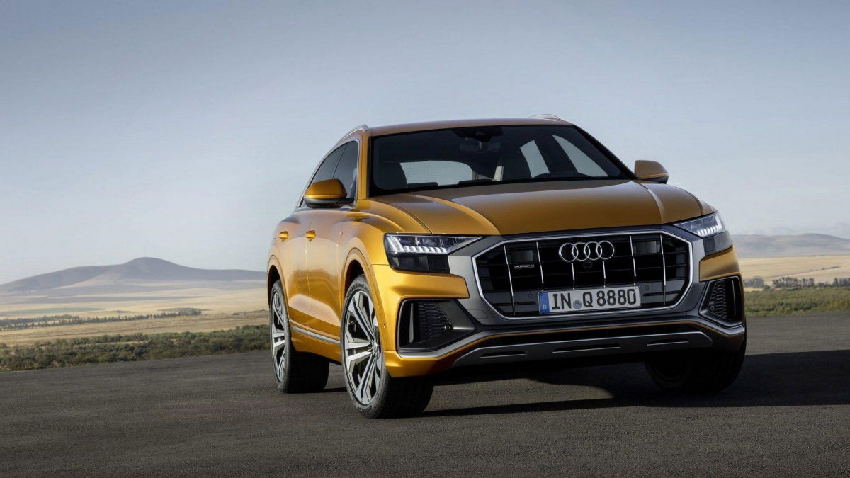 Audi Q8 Official Pictures Show A Massive Suv With An Aggressive Front