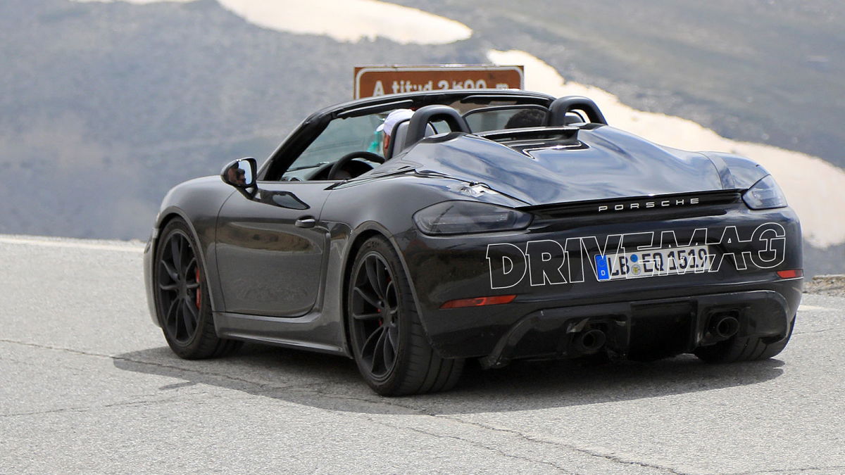 Porsche 718 Boxster Spyder Caught Testing