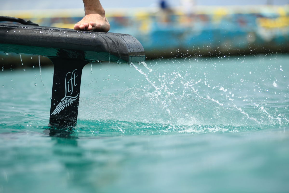 self powered surf board