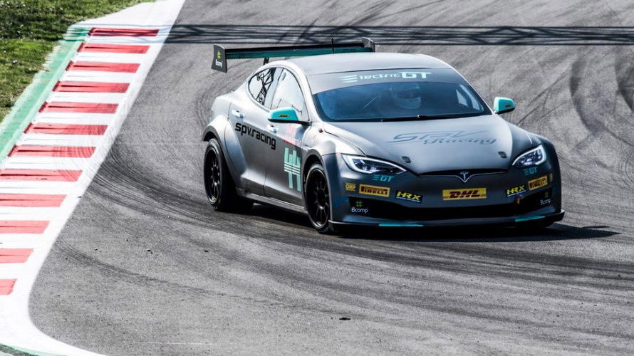 Tesla Model S P100dl Electric Gt Barcelona Debut