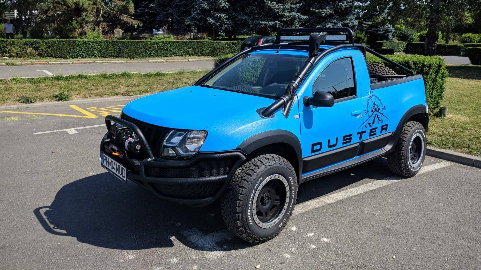 Rare Dacia Duster pickup gets off-road makeover