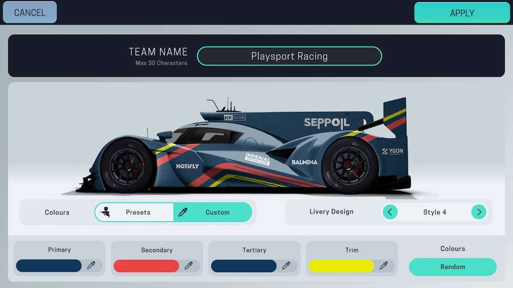 motorsport manager mobile 2 track setup