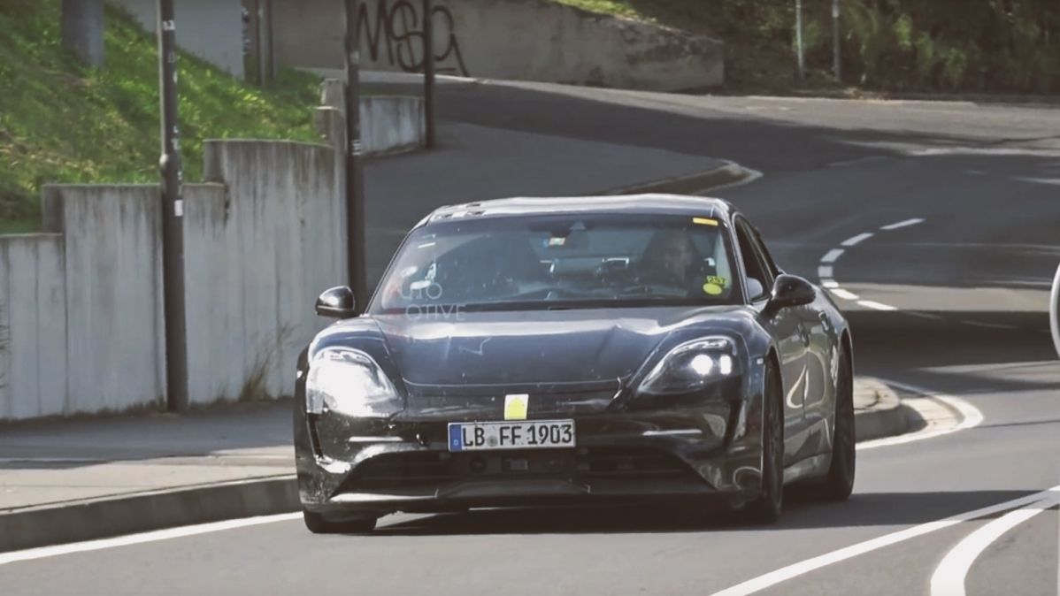 New Porsche Taycan Spied On The Nürburgring New 2019 Porsche Taycan Electric Car Spotted On The Ring