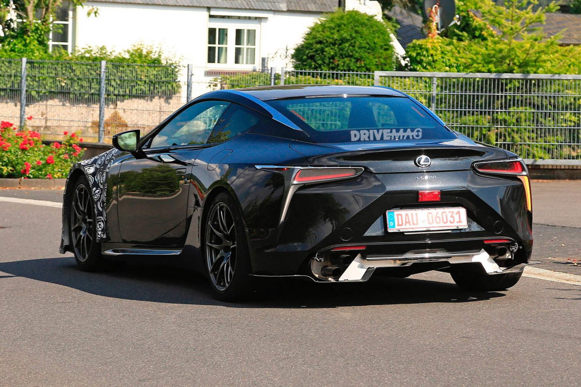 we spy lexus lc f performance coupé for the first time