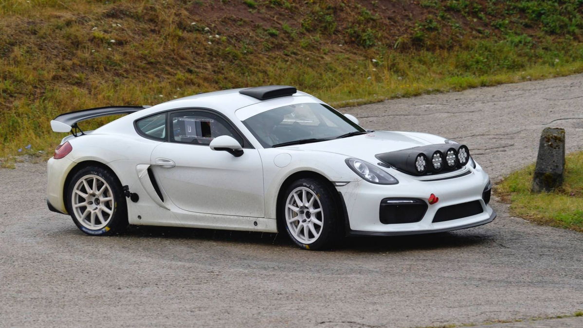 Porsche Testing Cayman Gt Clubsport Rally Car At Rallye Deutschland This Month