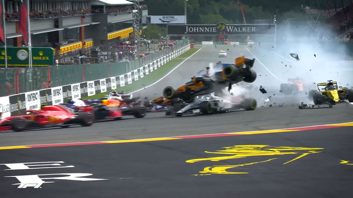 The dramatic firstturn crash at Spa shows how vital the halo is