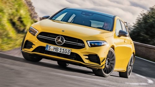 2019 mercedes-amg a 35 4matic front