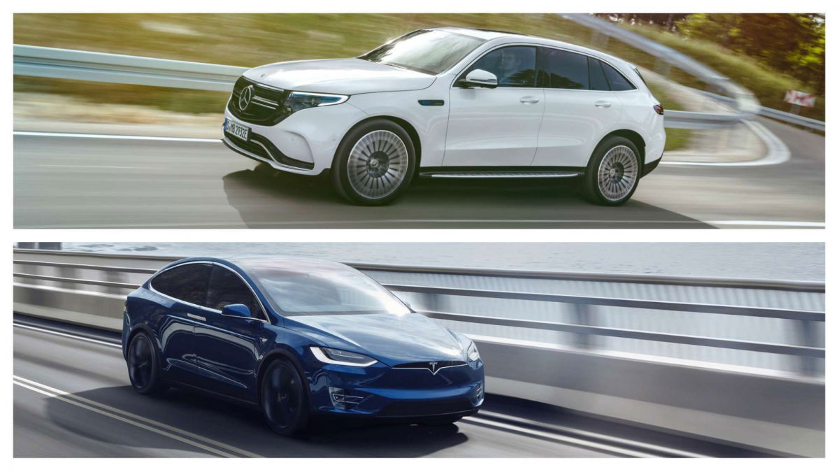 Mercedes Benz Eqc Vs Tesla Model X Comparison