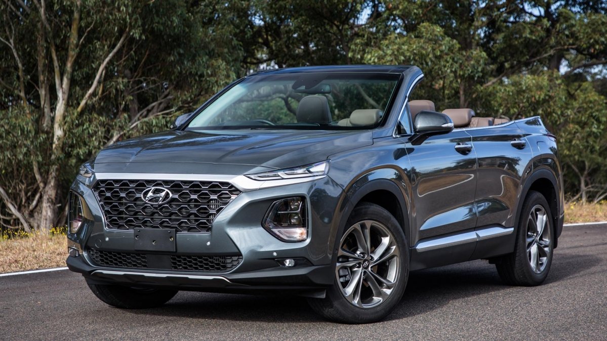 Hyundai Santa Fe cabriolet is world's first 7seat topless SUV