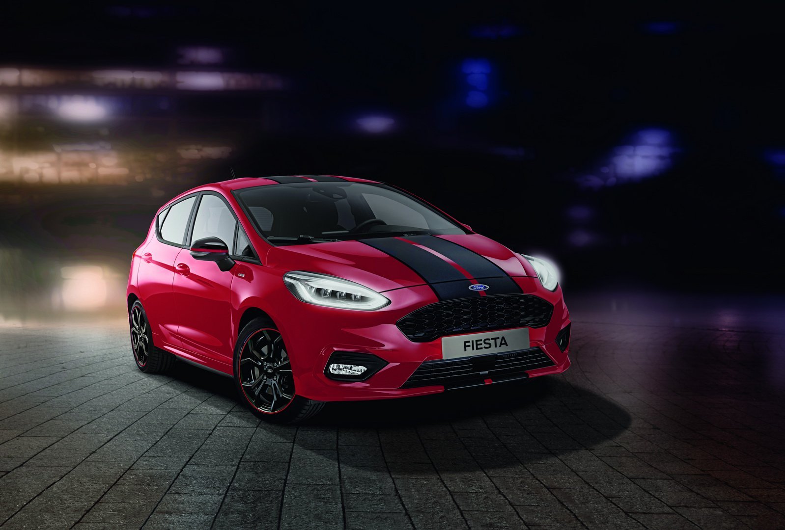 ford fiesta st-line red and black edition 1