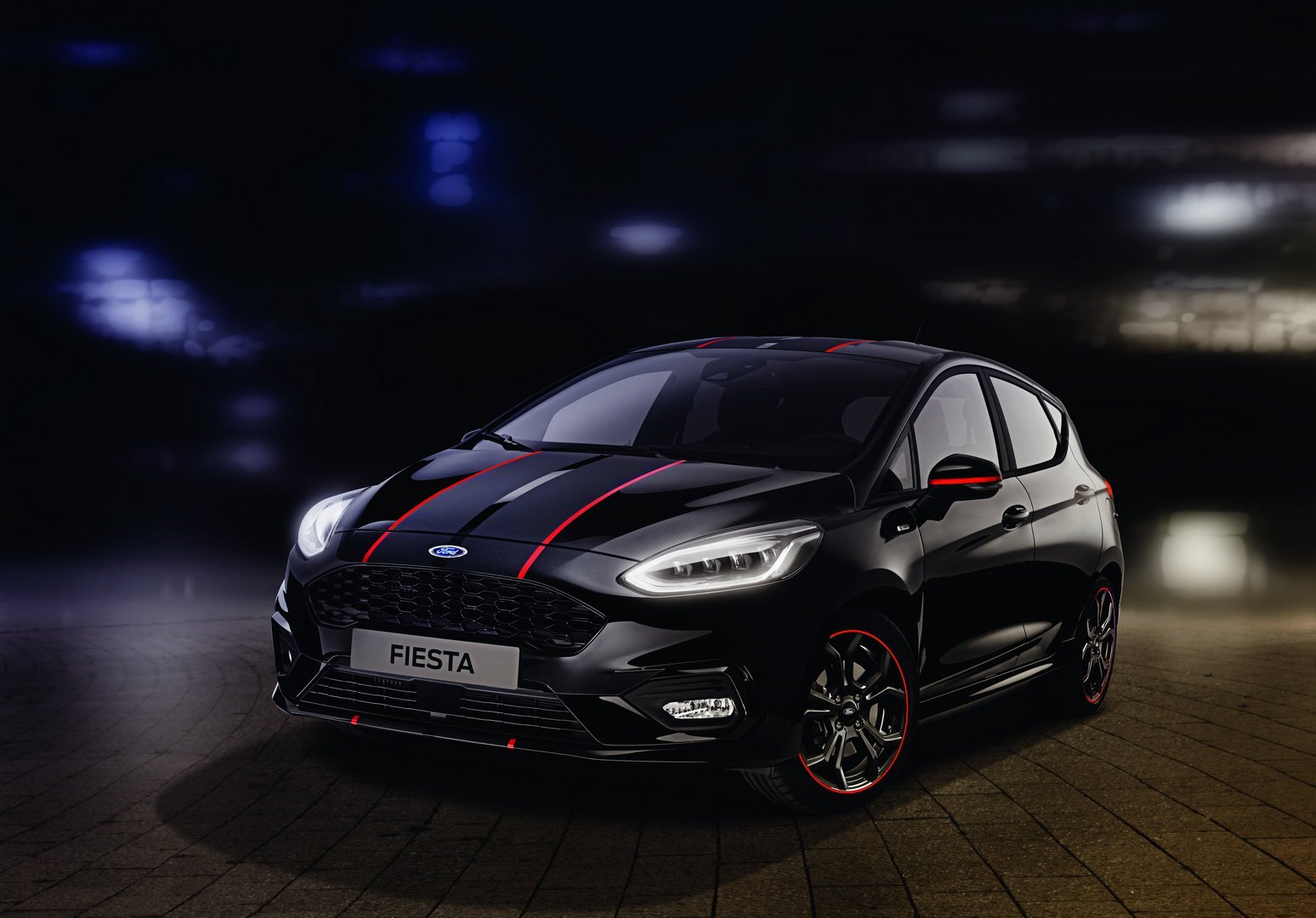 ford fiesta st-line red and black edition 2