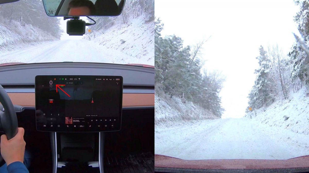 is the tesla model 3 rwd any good on snow and ice
