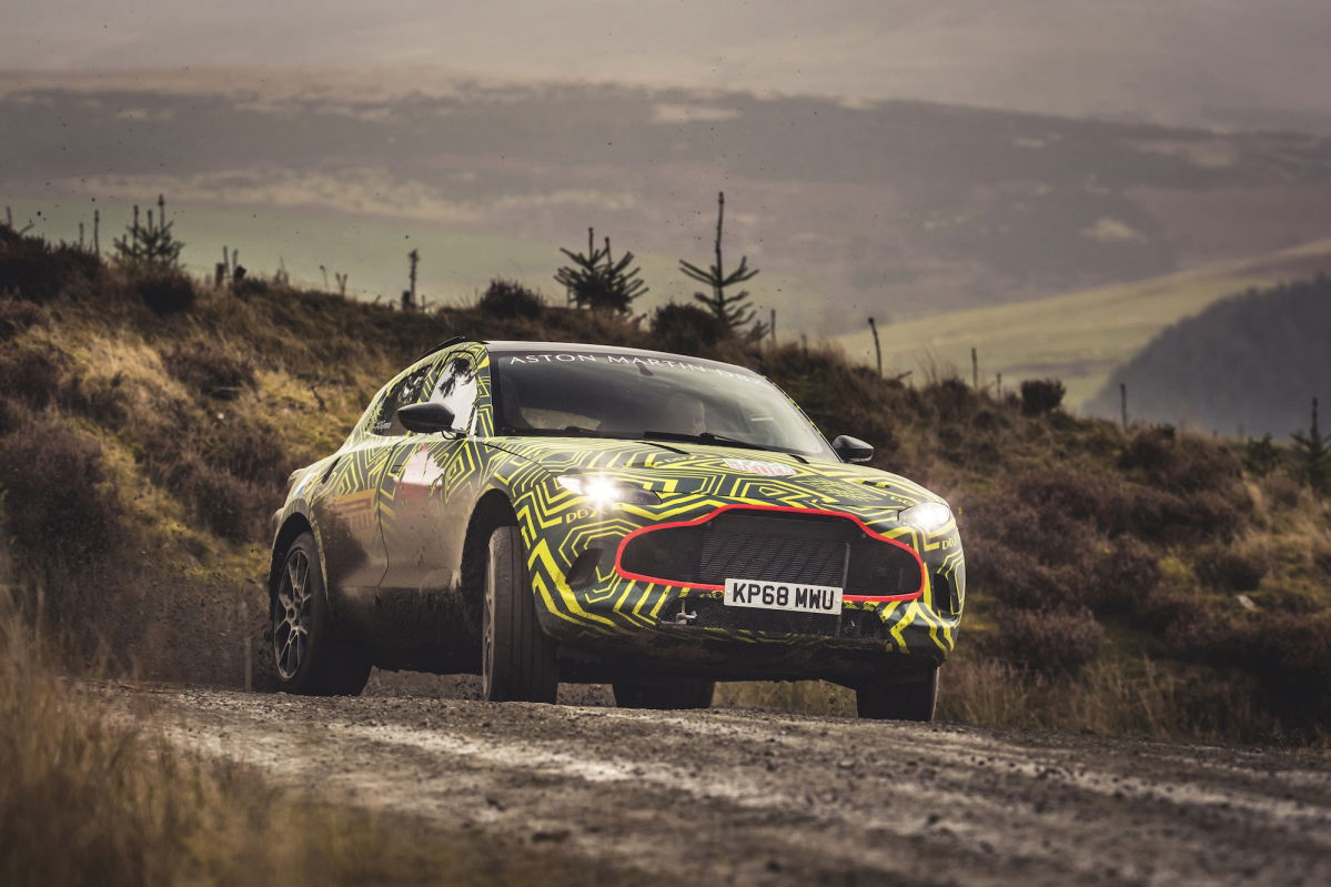 Aston Martin DBX name confirmed, prototypes kick off testing in Wales