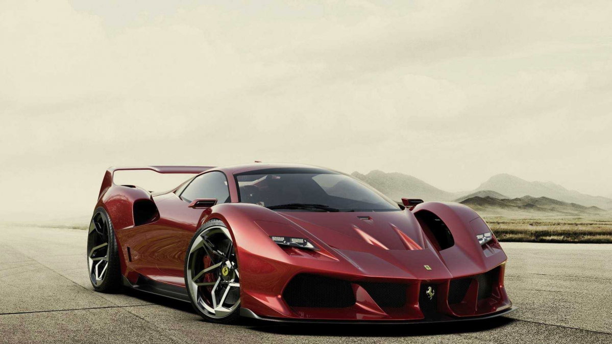 Would Be Ferrari F40 Successor Masterfully Rendered